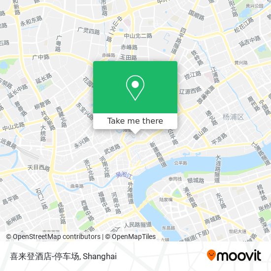 喜来登酒店-停车场 map