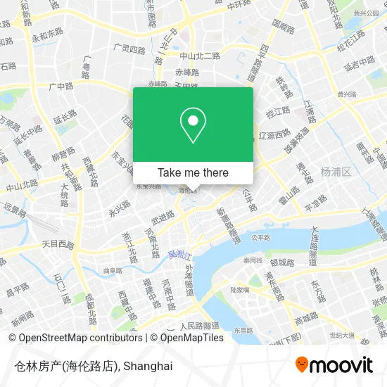 仓林房产(海伦路店) map