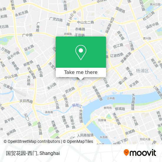 国贸花园-西门 map