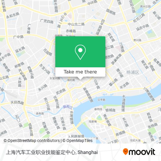 上海汽车工业职业技能鉴定中心 map