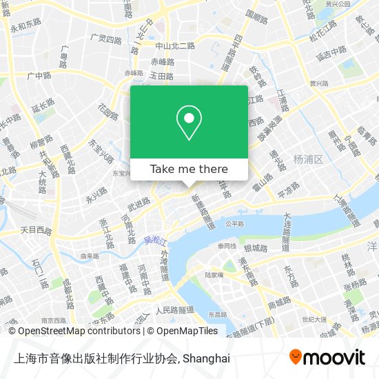 上海市音像出版社制作行业协会 map