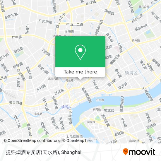 捷强烟酒专卖店(天水路) map