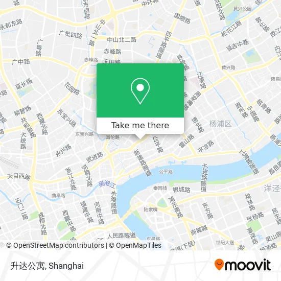 升达公寓 map