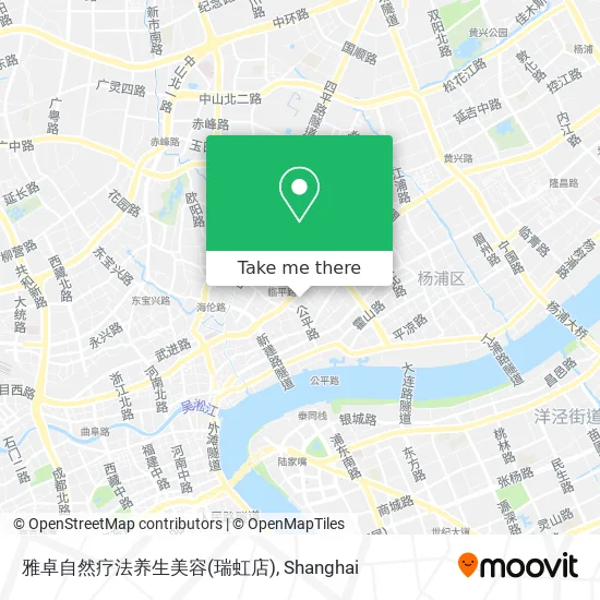 雅卓自然疗法养生美容(瑞虹店) map