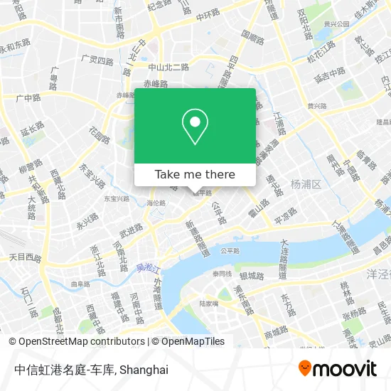 中信虹港名庭-车库 map