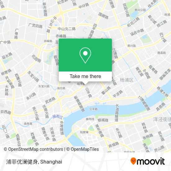 浦菲优澜健身 map