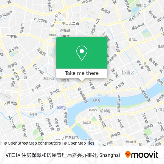 虹口区住房保障和房屋管理局嘉兴办事处 map