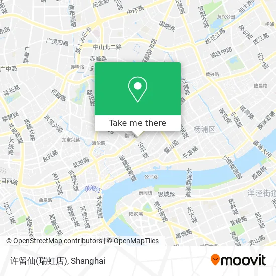 许留仙(瑞虹店) map