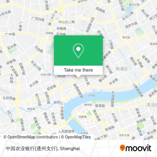 中国农业银行(通州支行) map