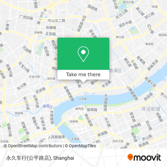 永久车行(公平路店) map