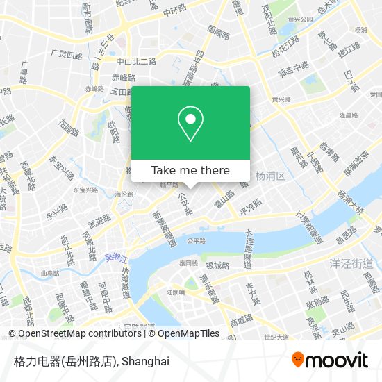 格力电器(岳州路店) map