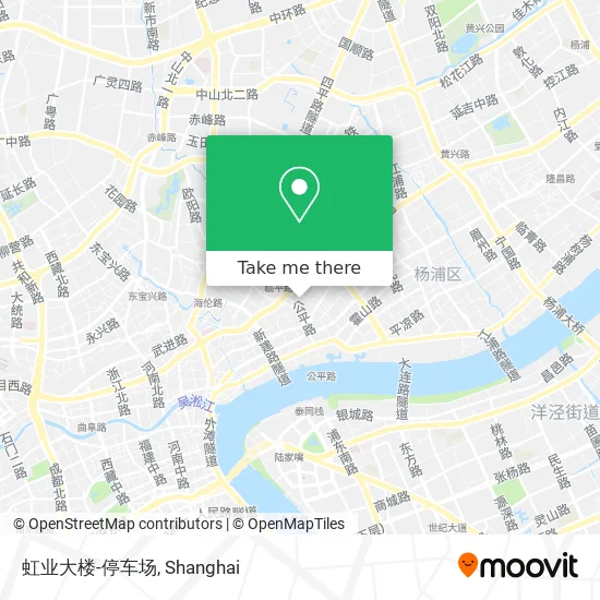 虹业大楼-停车场 map