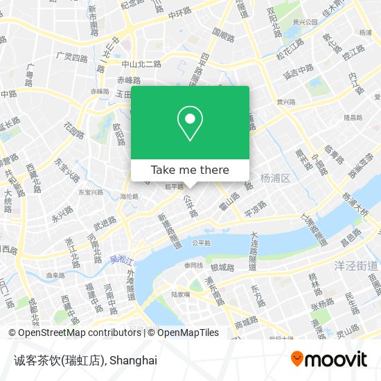诚客茶饮(瑞虹店) map