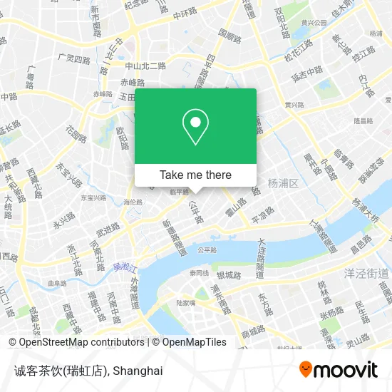 诚客茶饮(瑞虹店) map