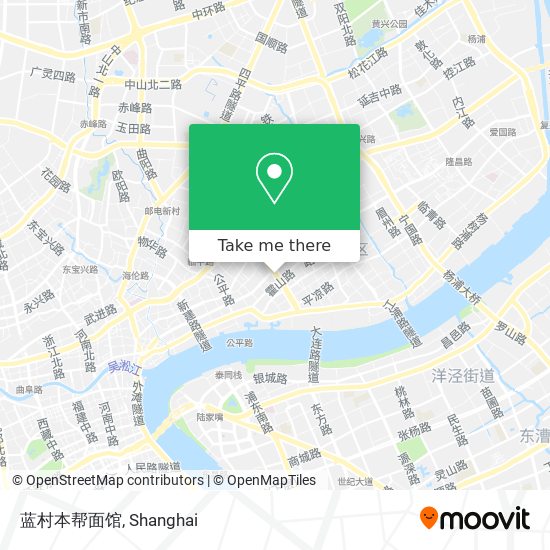 蓝村本帮面馆 map