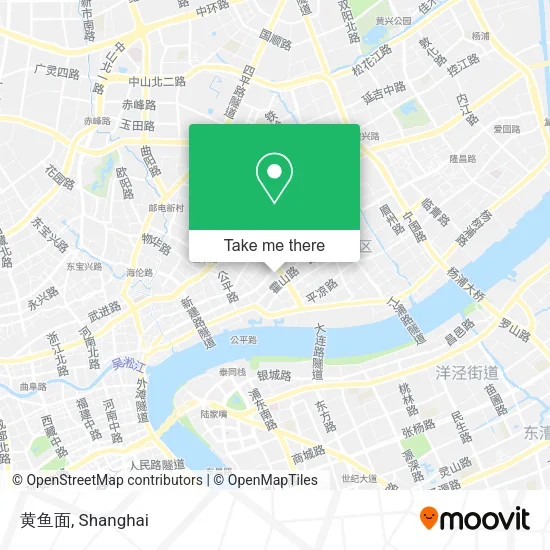 黄鱼面 map