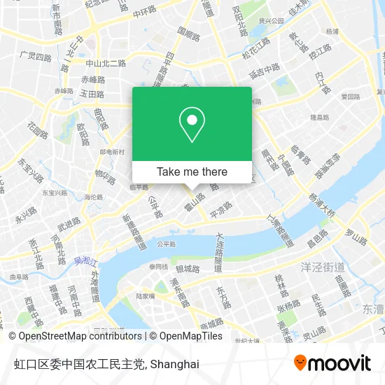 虹口区委中国农工民主党 map