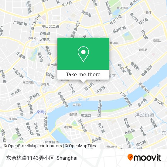 东余杭路1143弄小区 map