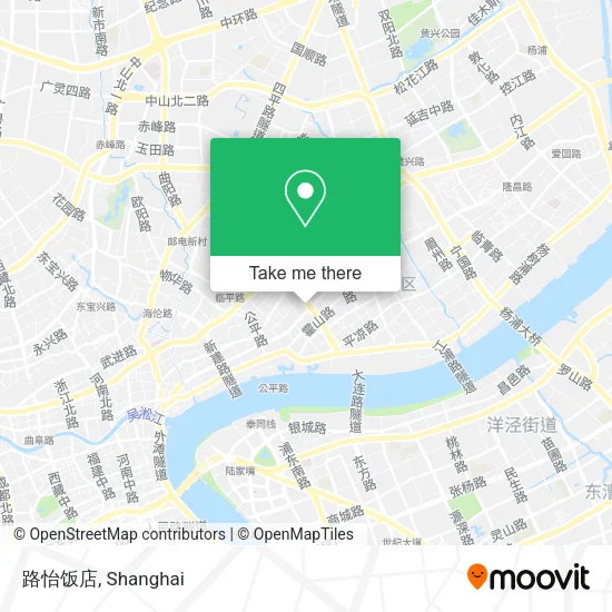 路怡饭店 map