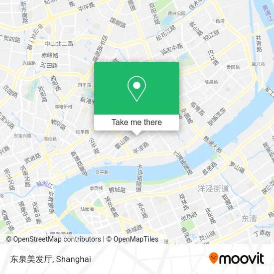 东泉美发厅 map