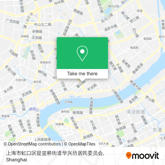 上海市虹口区提篮桥街道华兴坊居民委员会 map