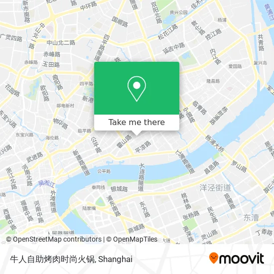 牛人自助烤肉时尚火锅 map