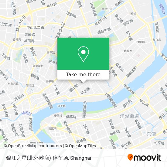 锦江之星(北外滩店)-停车场 map