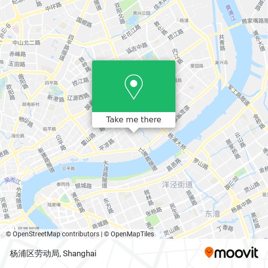 杨浦区劳动局 map
