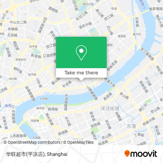 华联超市(平凉店) map