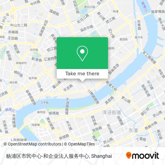 杨浦区市民中心-和企业法人服务中心 map