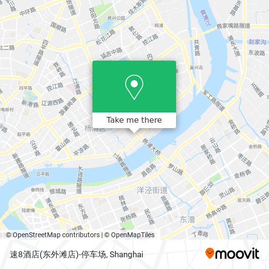 速8酒店(东外滩店)-停车场 map