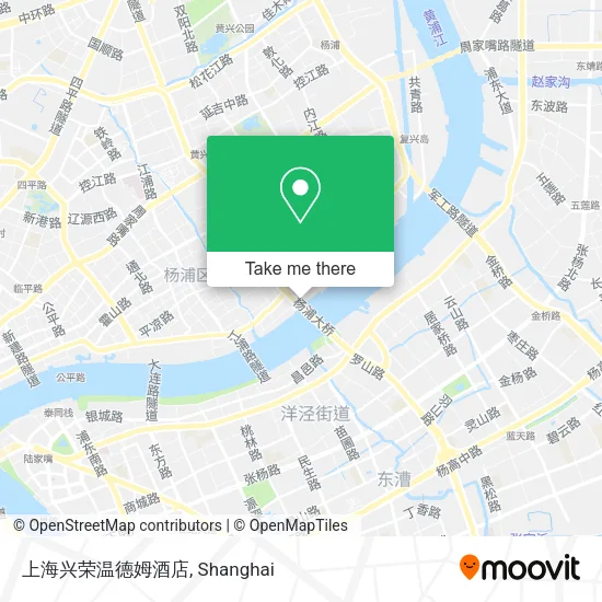 上海兴荣温德姆酒店 map