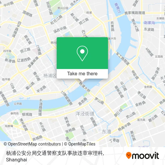 杨浦公安分局交通警察支队事故违章审理科 map