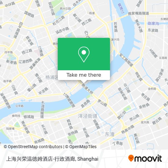 上海兴荣温德姆酒店-行政酒廊 map