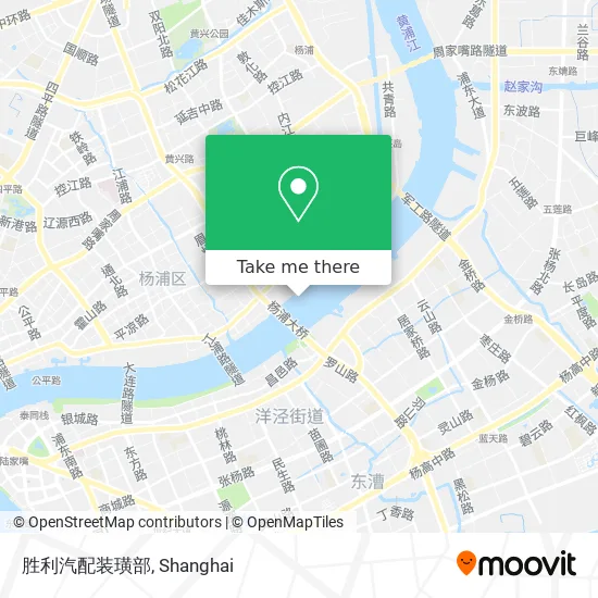 胜利汽配装璜部 map