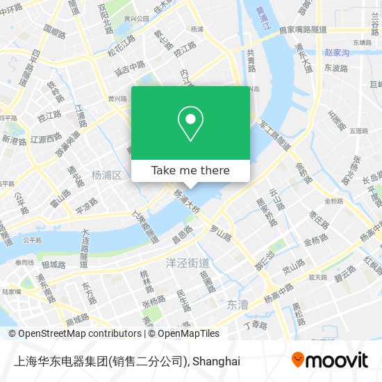 上海华东电器集团(销售二分公司) map