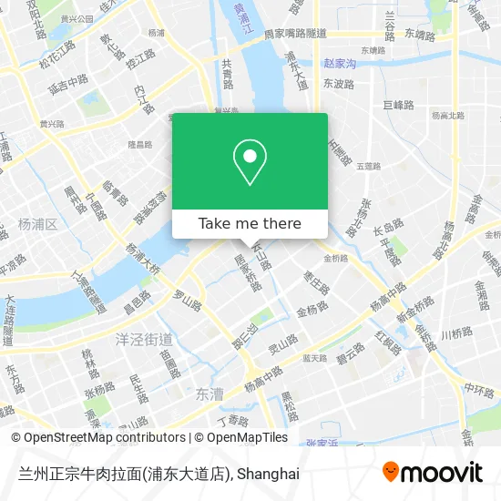 兰州正宗牛肉拉面(浦东大道店) map