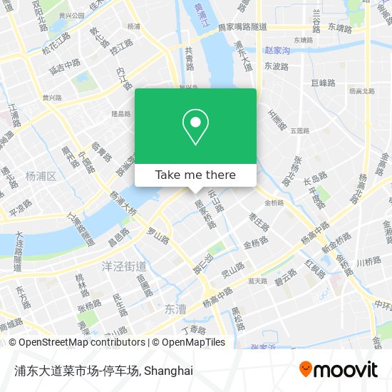 浦东大道菜市场-停车场 map