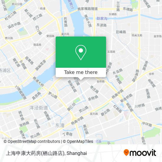 上海申康大药房(栖山路店) map