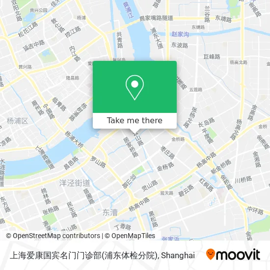 上海爱康国宾名门门诊部(浦东体检分院) map