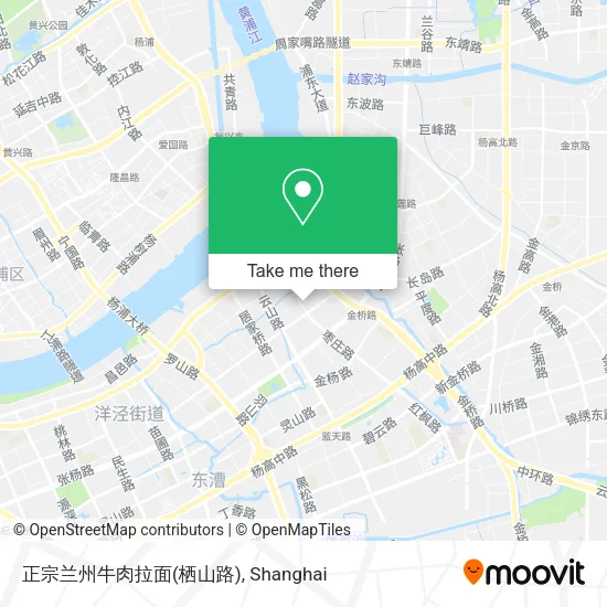正宗兰州牛肉拉面(栖山路) map
