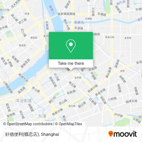 好德便利(蝶恋店) map