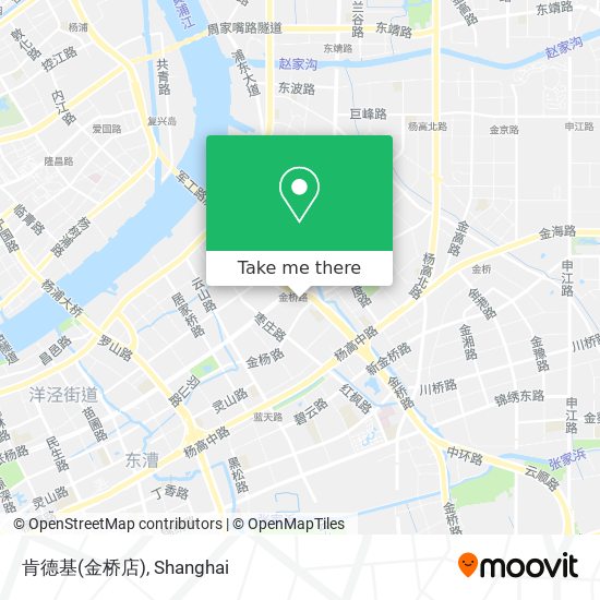 肯德基(金桥店) map