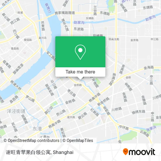 谢旺青苹果白领公寓 map