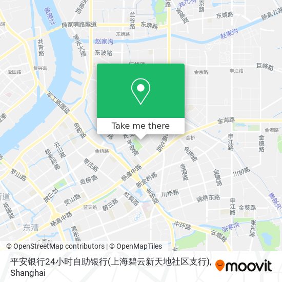 平安银行24小时自助银行(上海碧云新天地社区支行) map