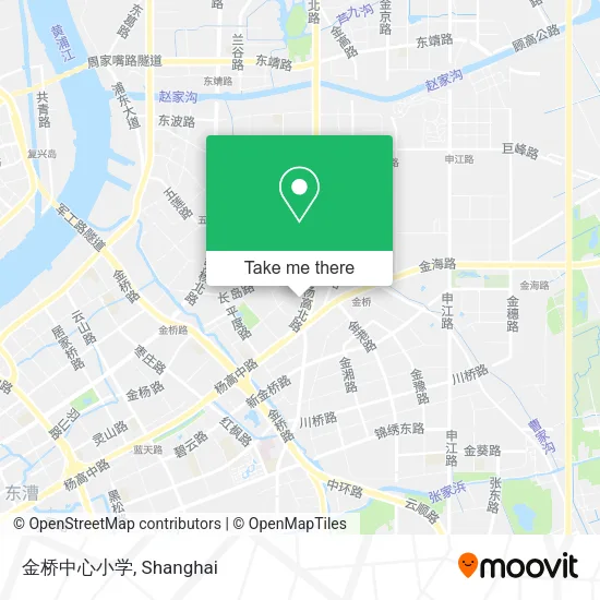金桥中心小学 map