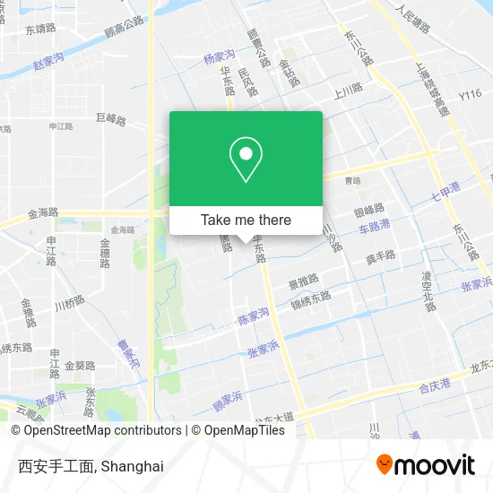 西安手工面 map