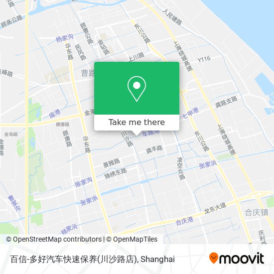 百信-多好汽车快速保养(川沙路店) map