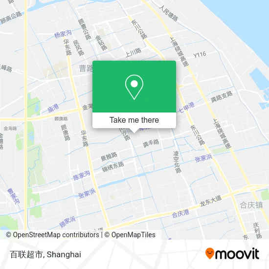 百联超市 map