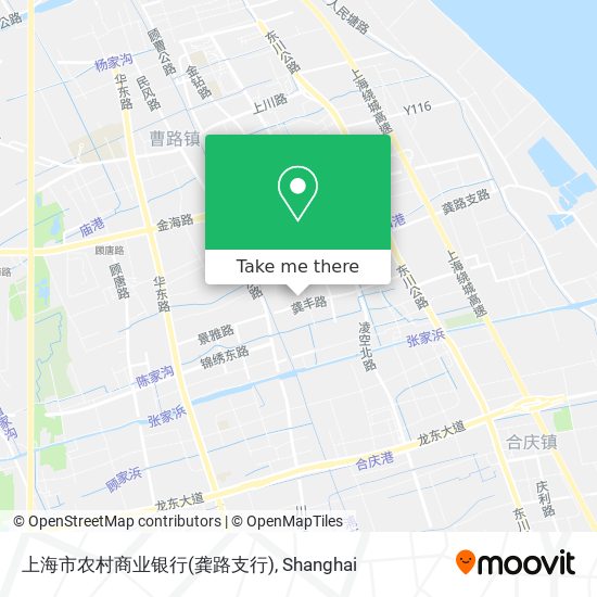 上海市农村商业银行(龚路支行) map